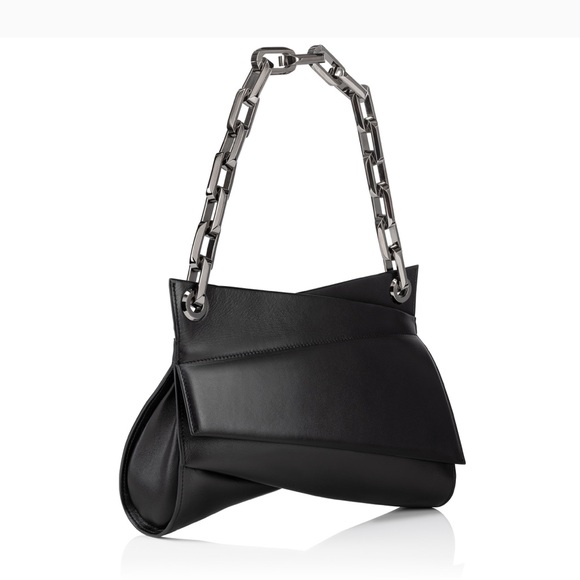 NWOT Christian Louboutin
Loubitwist Chain Shoulder Bag in black Leather - Picture 2 of 10